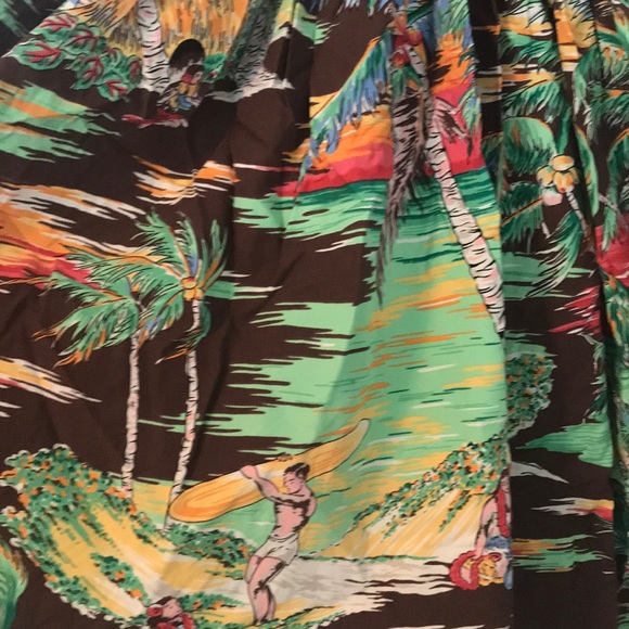 Ralph Lauren girls halter dress! Surf hula print - Picture 3 of 4